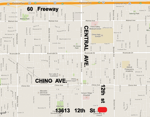 Map to Chino studio