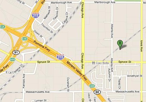 Map to Riverside studio